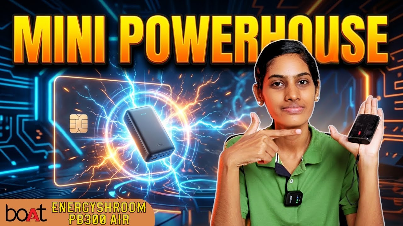 EnergyShroom PB300 Air Review | Best 10000mAh Powerbank Under ₹1200?⚡