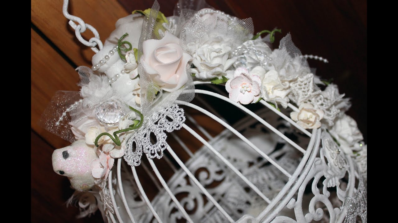 ShabbyChic Birdcage Chandelier - Lavish Laces Guest DT Sept