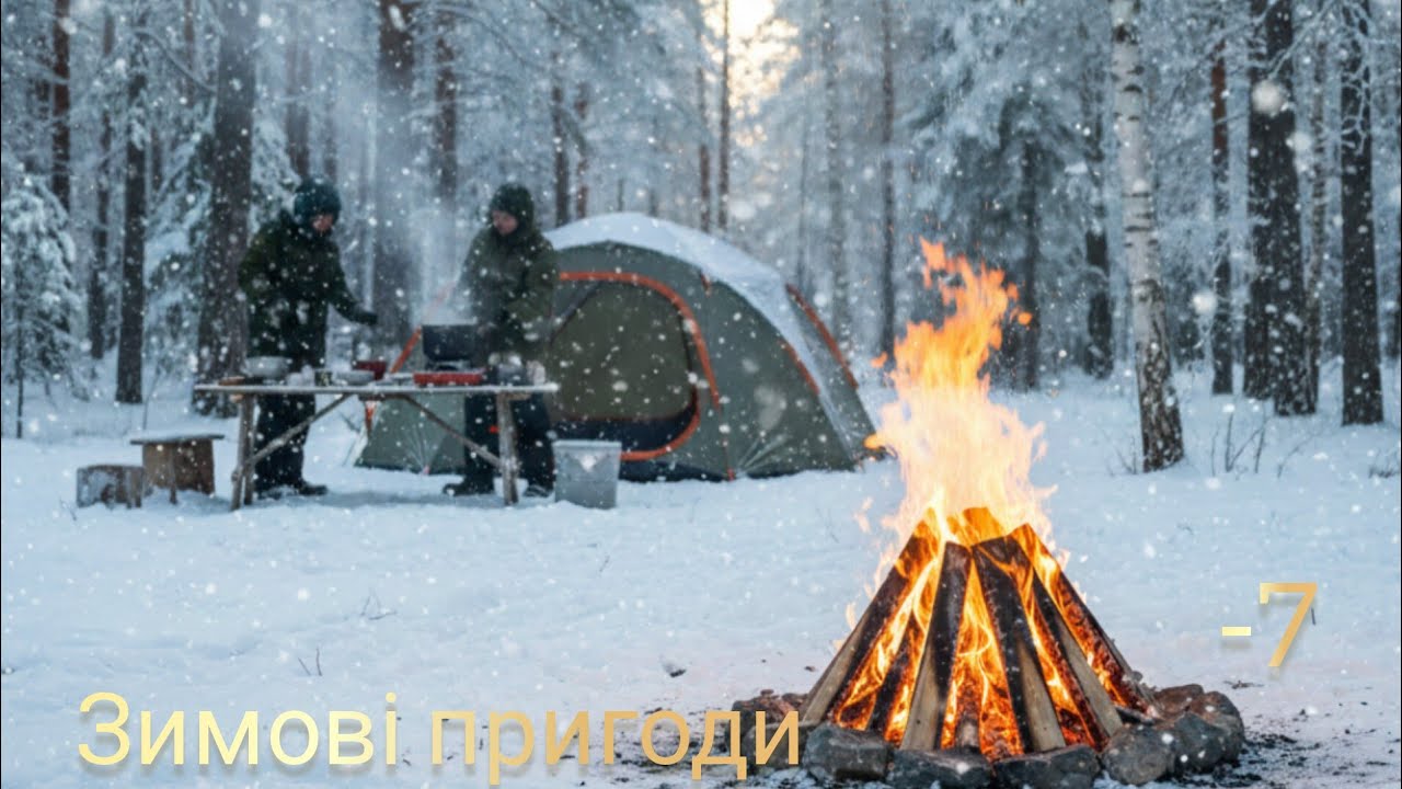 Зима, костер і глінтвейн 🔥❄️ Прогулянка, що гріє душу