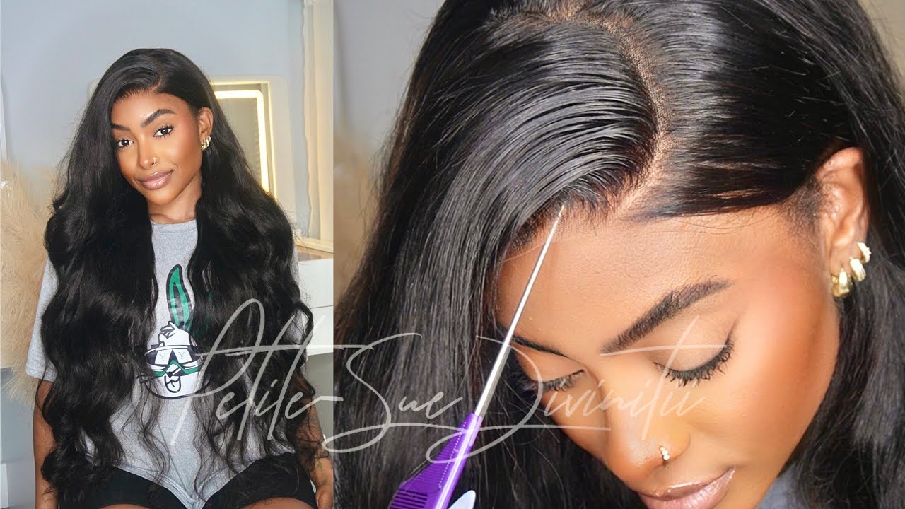 SUPER EASY GLUELESS INSTALL w 4x6 Lace Closure 30