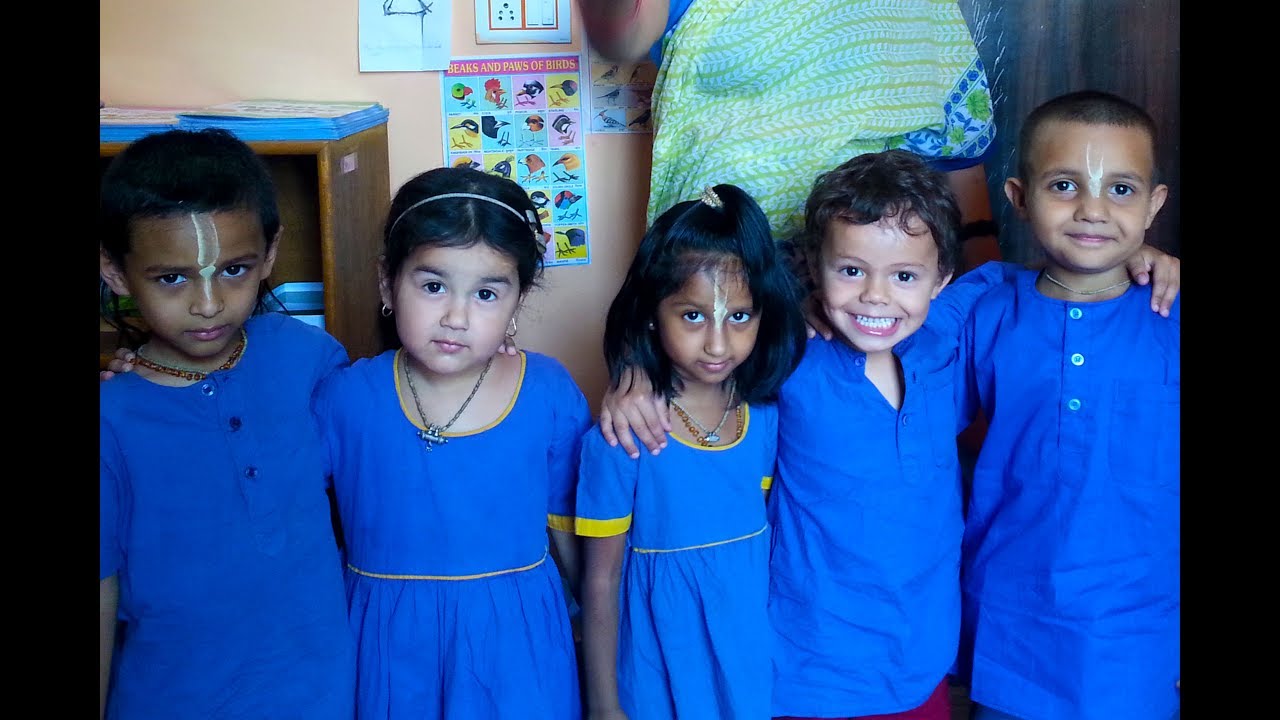 Newly Opened- Krsna Balaram Preschool in Vrindavan Dham