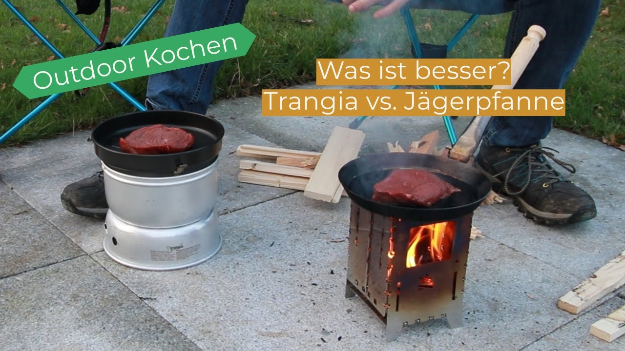 Outdoor Kochen | Trangia vs. J&auml;gerpfanne