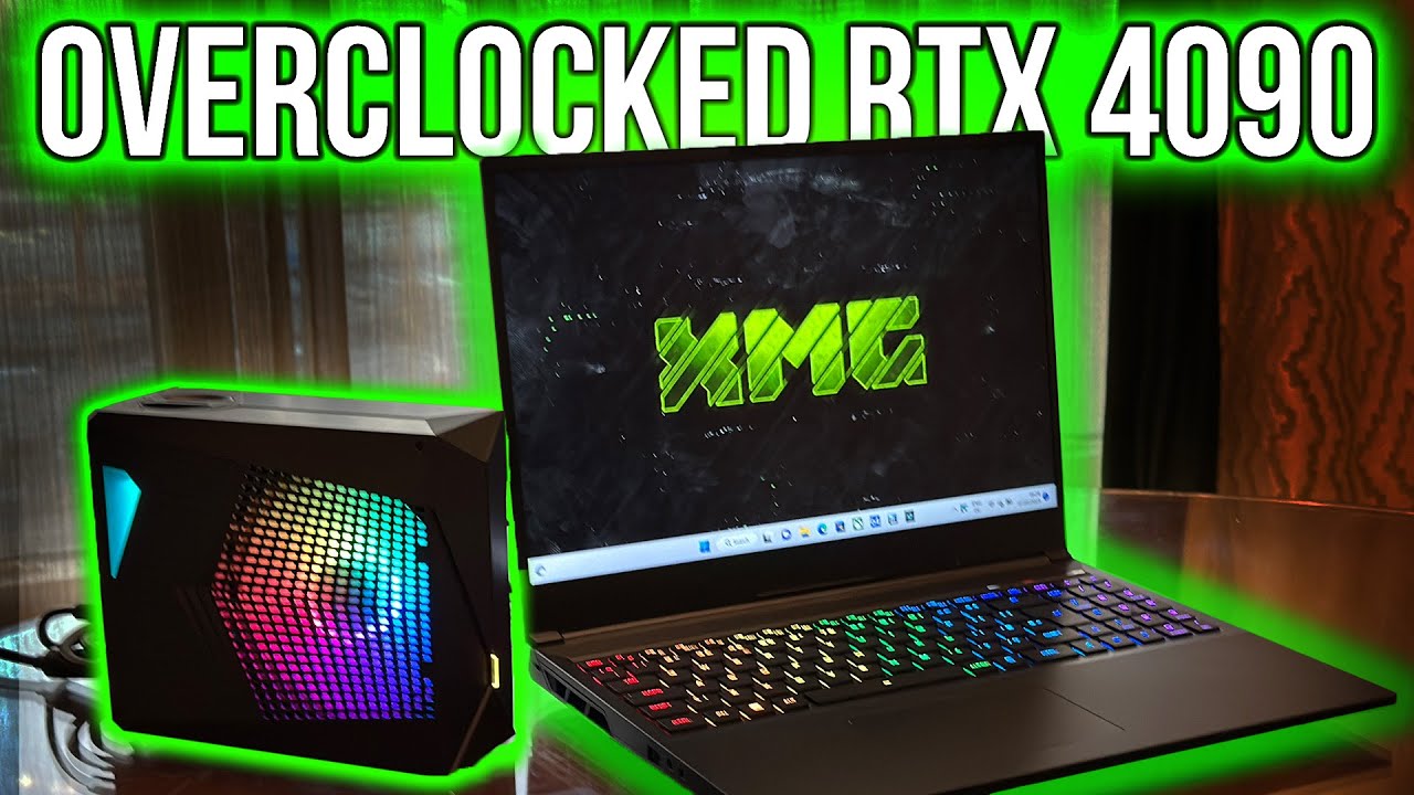 Невероятно разогнанный ноутбук с RTX 4090 и водяным охлаждением.