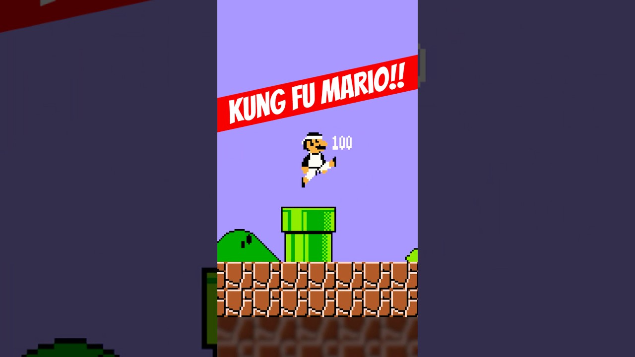 KUNG FU Mario w Super Mario Bros. (NES)!! (ft. 1980sGamer)
