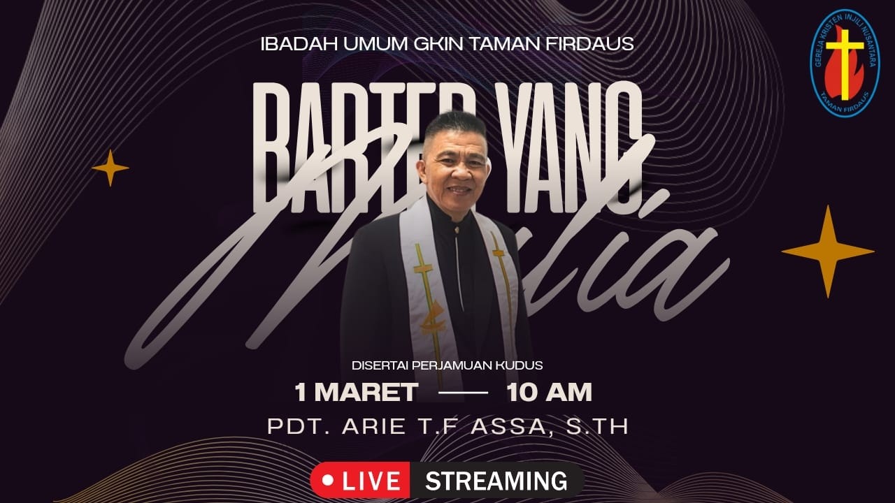 Pdt. Arie TF Assa - TAFI Worship Live - 