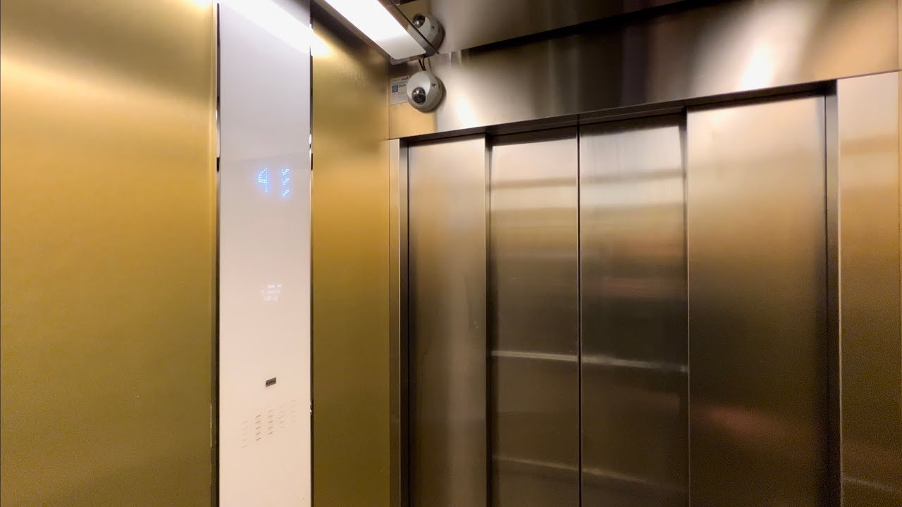 Midship 2012 KONE Marine MiniSpace Traction Elevators @ Viking Line Cruiseferry M/S Viking Grace.