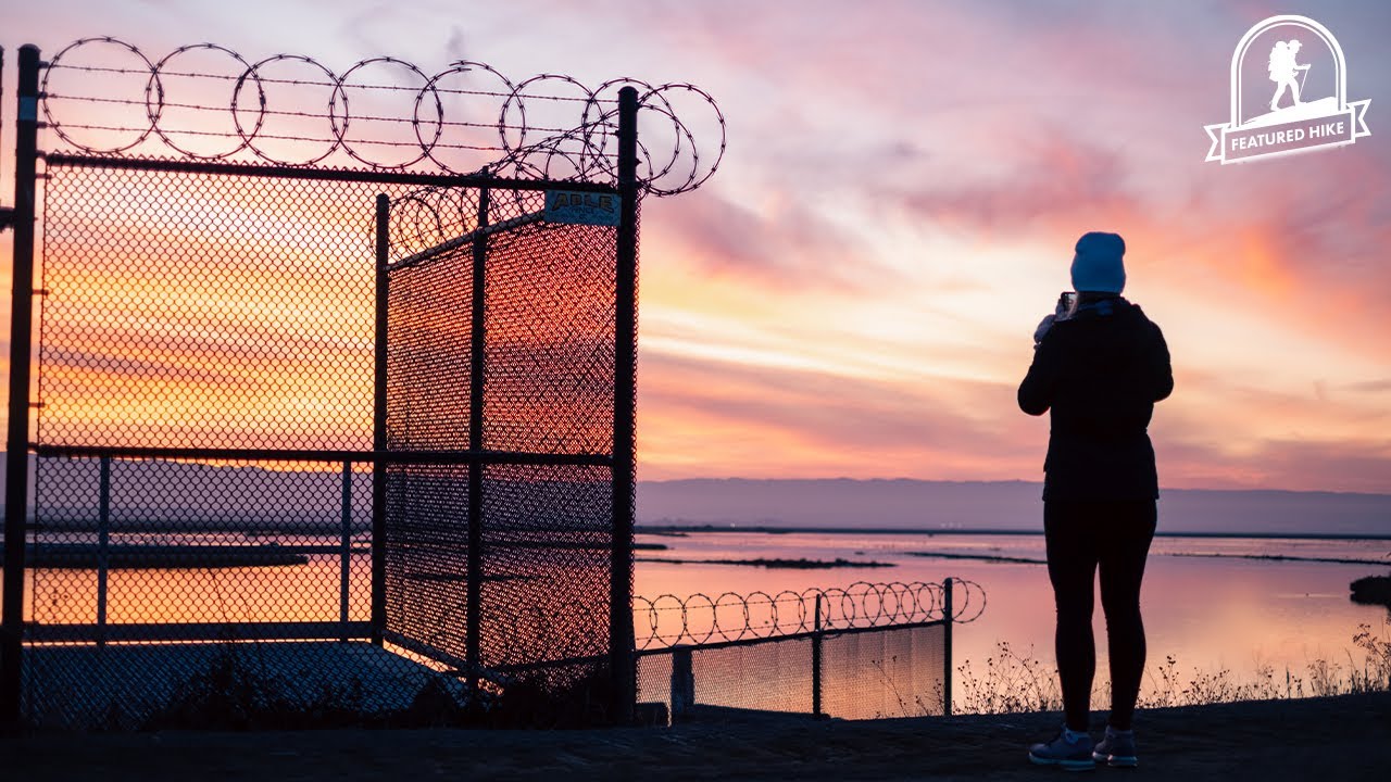 A Sunset at Don Edwards Wildlife Refuge - Hiking Photography