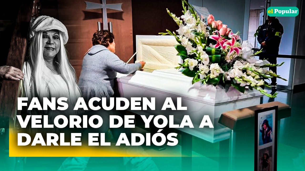 Yola Polastri: Fans de todas las edades llegan al ministerio de Cultura para drle el último adiós