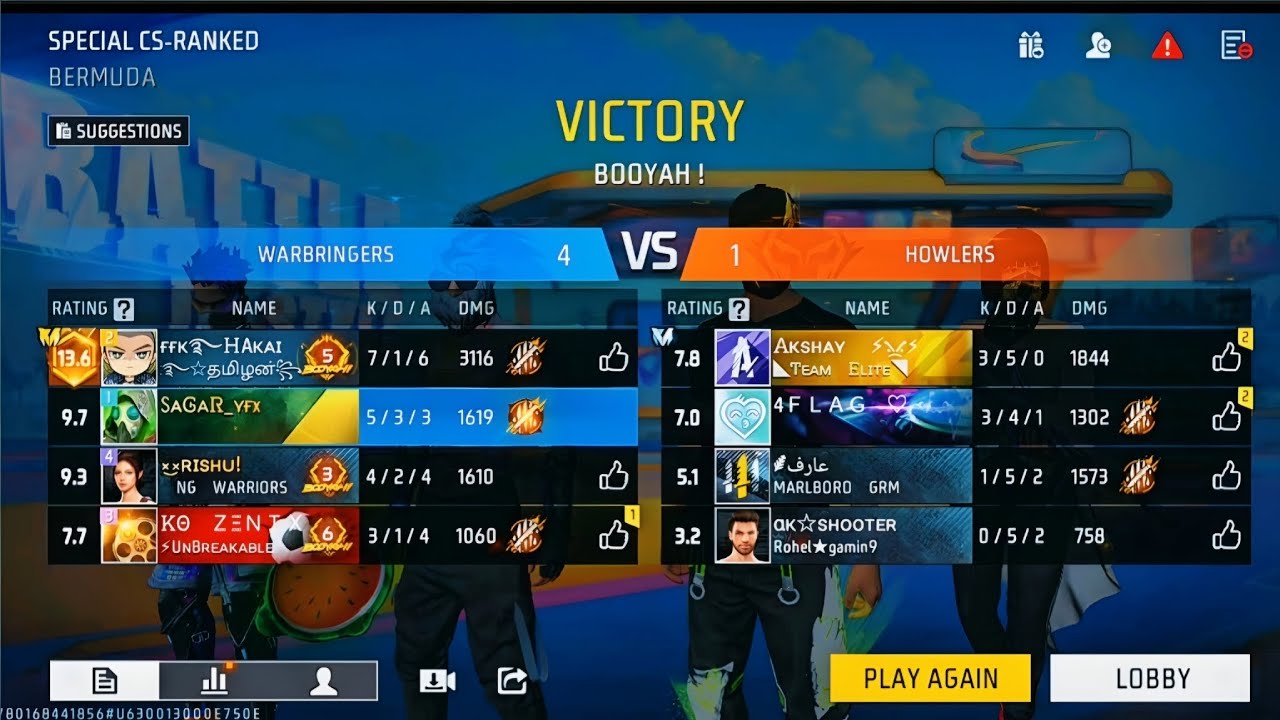 Master Players In Cs Rank Match Free Fire Video 😯😳 #viral #freefire #video 