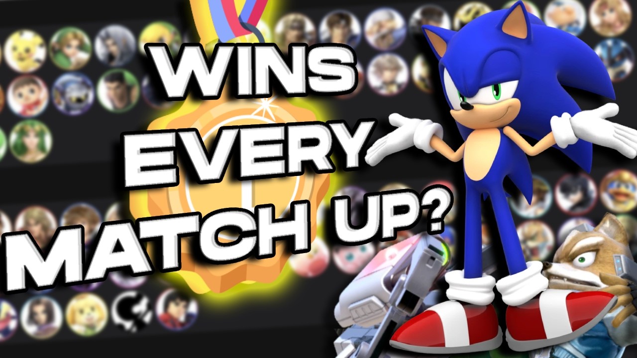Best Character In The Game? | SSBU Sonic MU Chart 2026