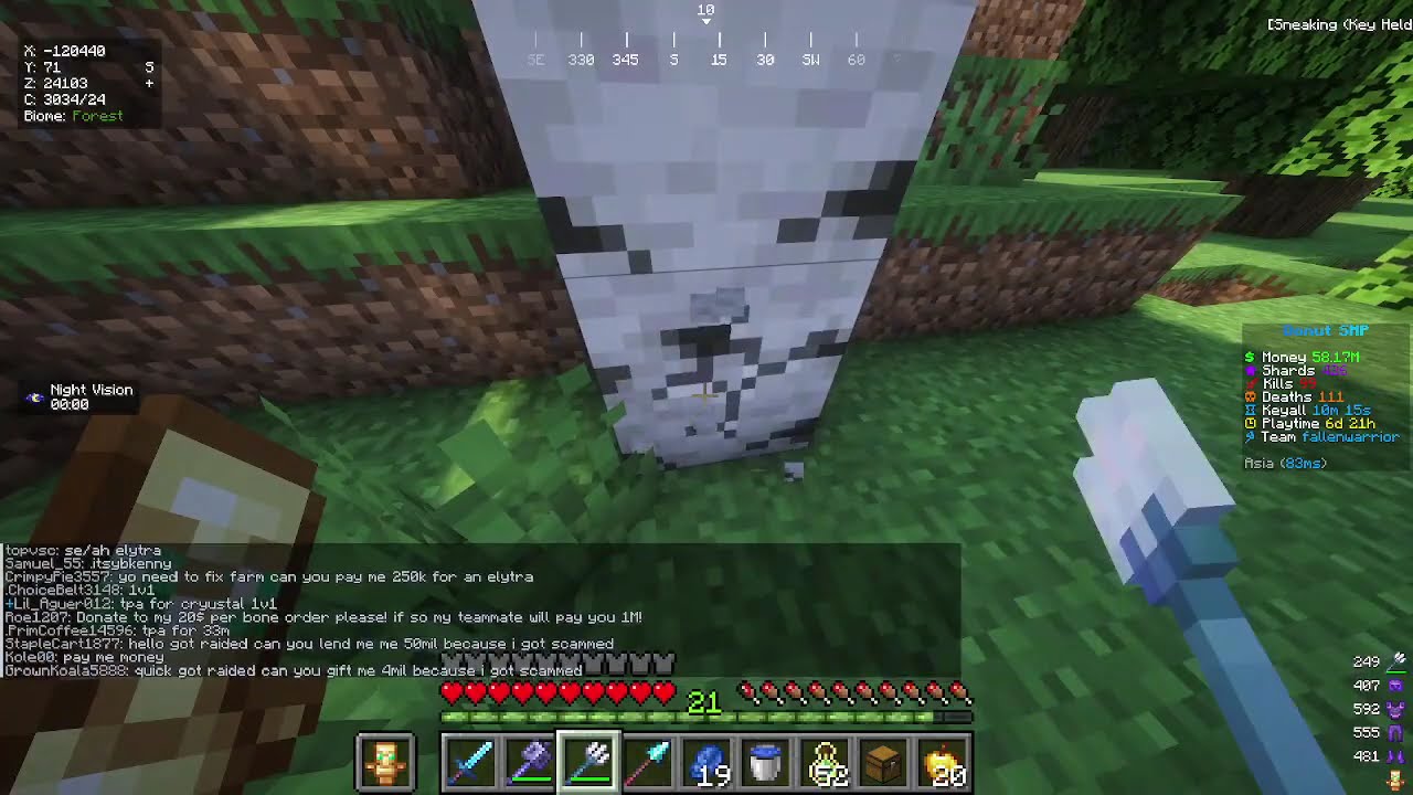 donut smp trident hunt