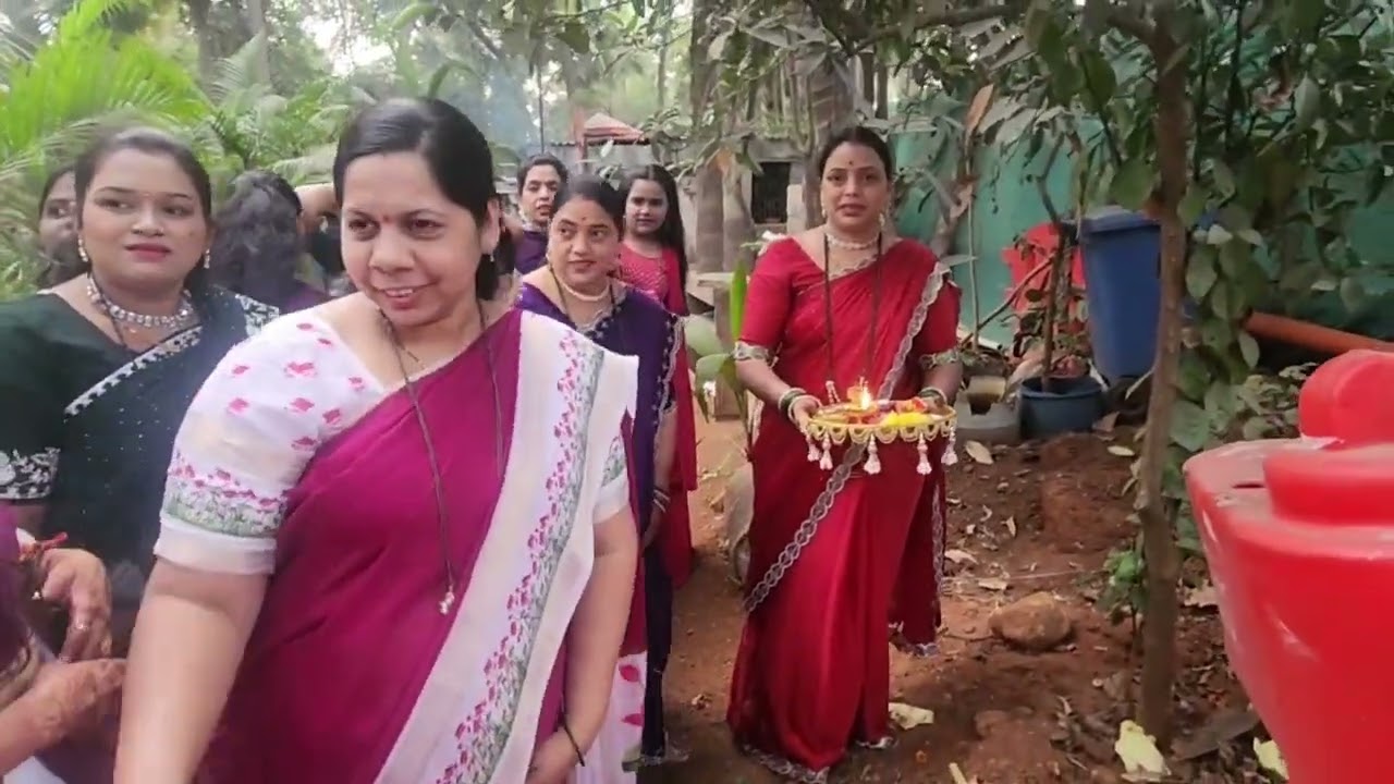 माती आणण्याचा कार्यक्रम पूजाची.....