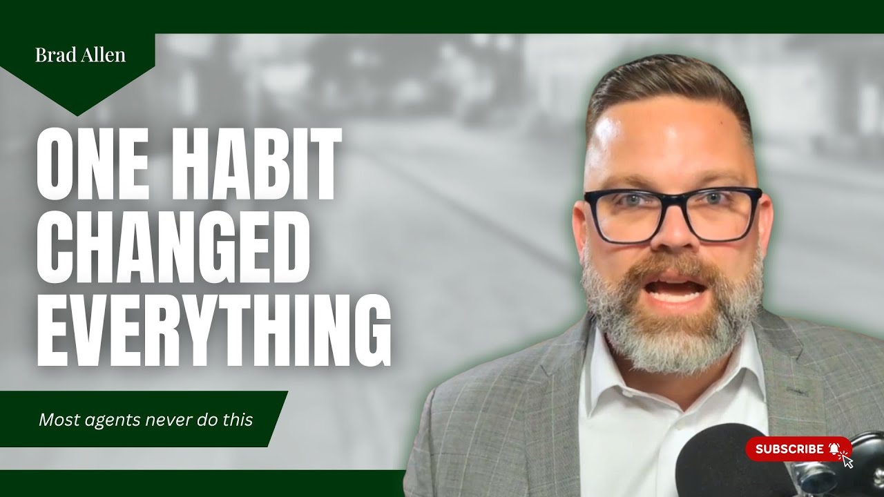 What If One Weekly Habit Could 10x Your Real Estate Business? : Real estate agent tips
