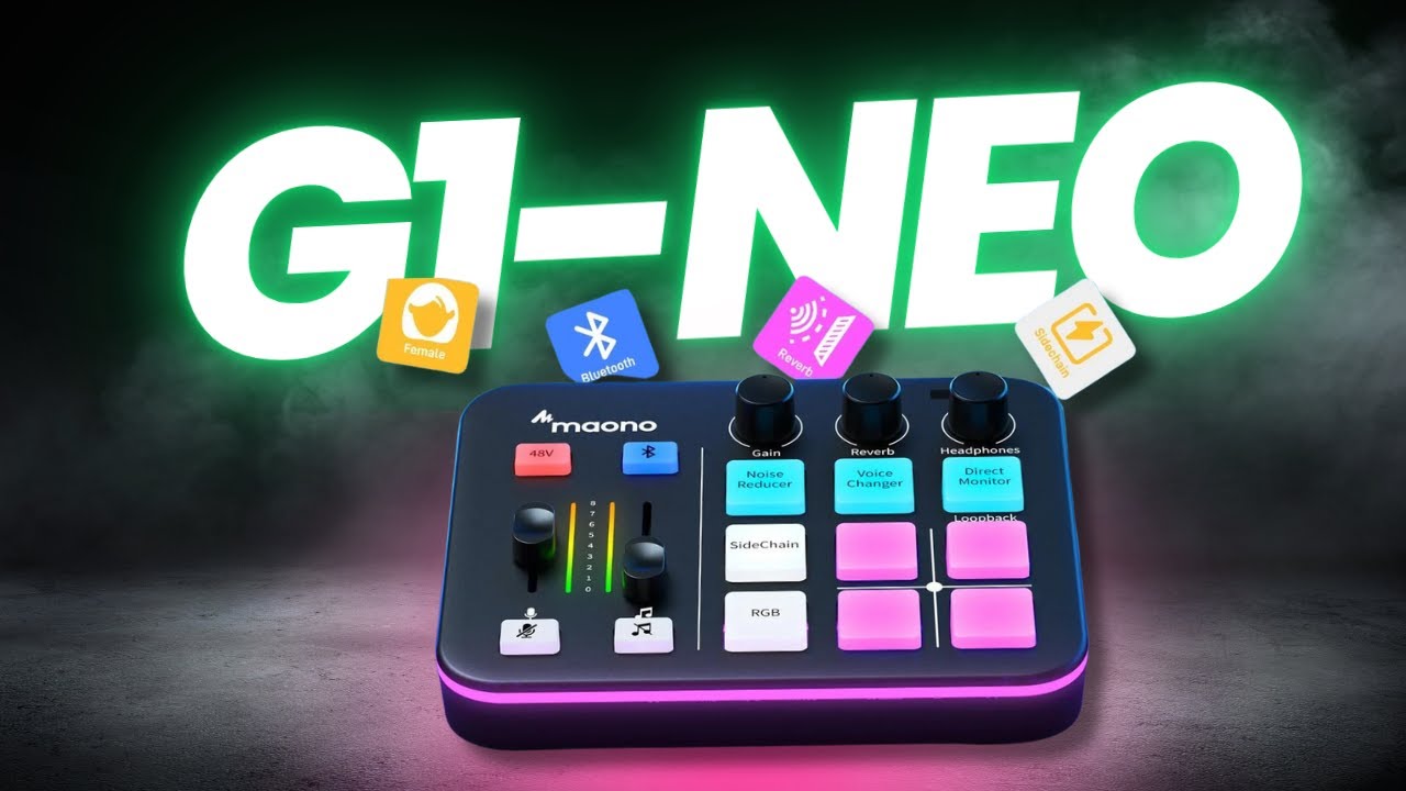 MaonoCaster G1 NEO Gaming Audio Mixer Unboxing & Overview