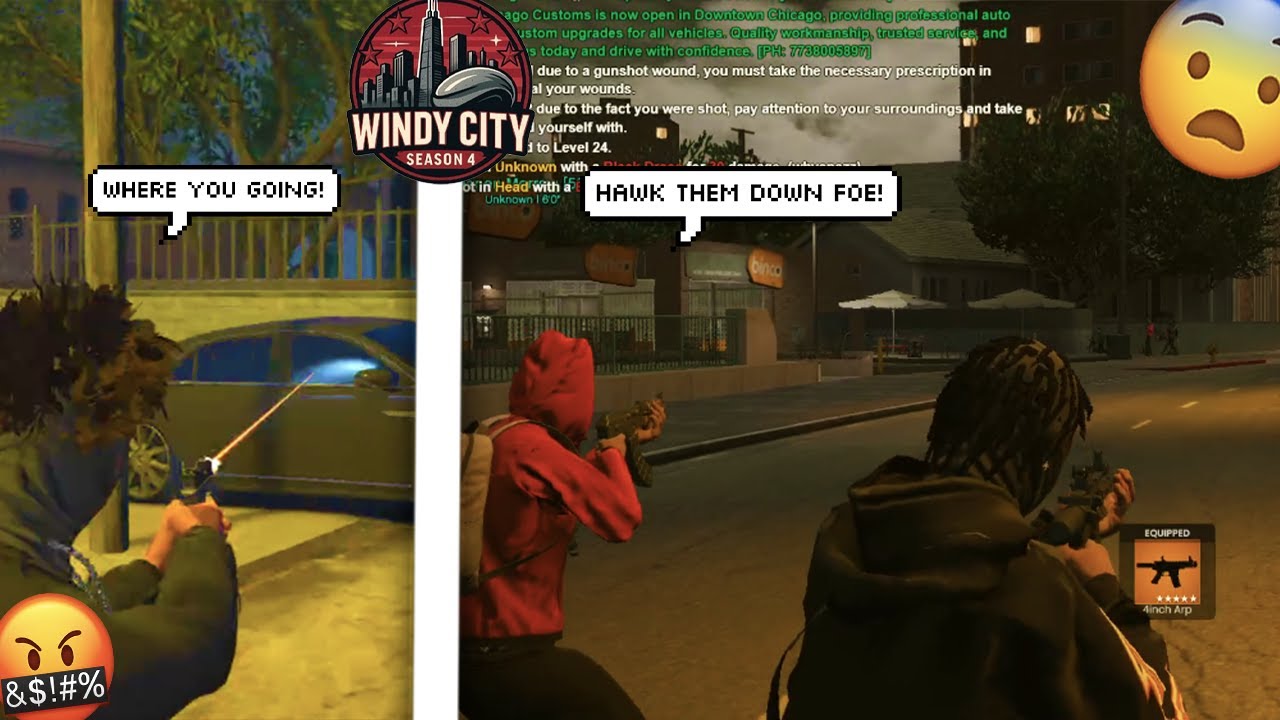 I Almost Lost My Life Terrorizing My OPPS In CHICAGO RP * Gone Wrong*💔😮.. Jojo in WindyCity RP EP.6🩸