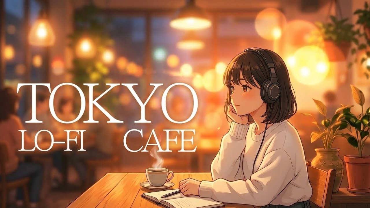 Tokyo Evening Café】Warm Lofi Beats for Study, Work & Relax