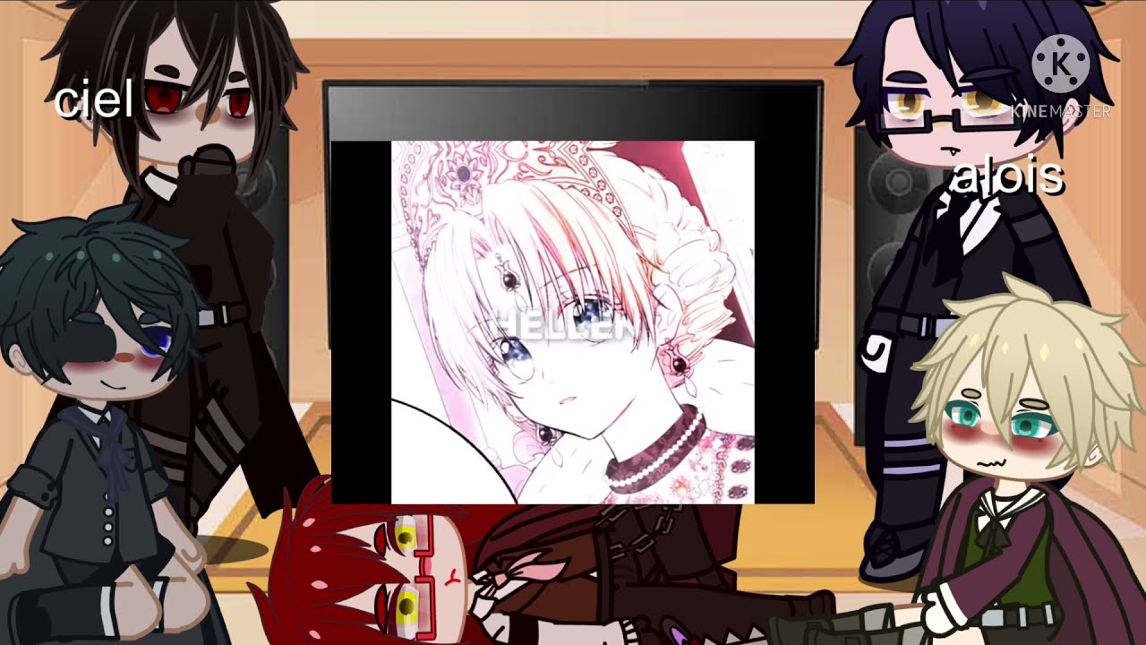 Black butler react to videos-hinata-devilman crybaby-y/n+(spoilers)