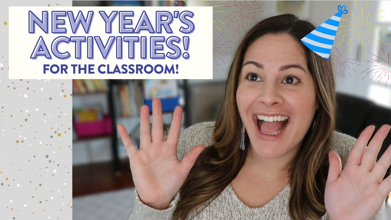 New Year's Activities for a K-2 Classroom // New Years Book Ideas