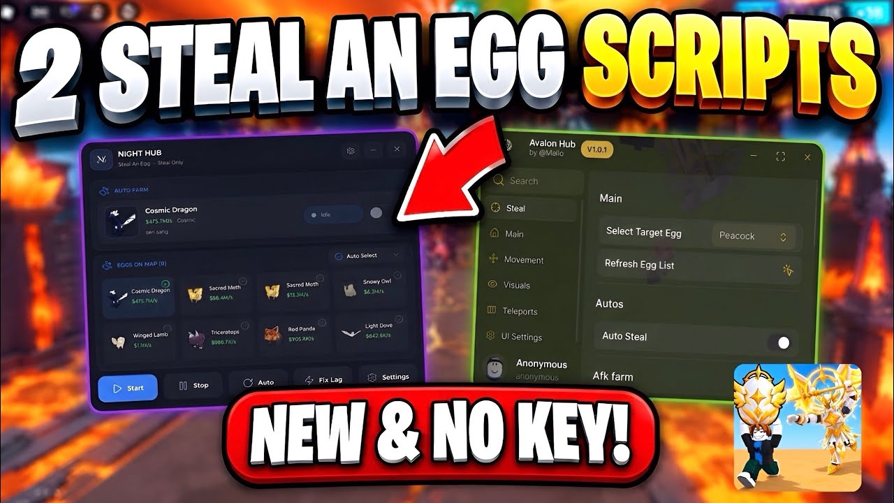 [БЕЗ КЛЮЧА] 2 НОВЫХ скрипта для кражи яиц! (Roblox) | 🥚АВТОМАТИЧЕСКАЯ ФЕРМА + АВТОМАТИЧЕСКАЯ КРАЖ...