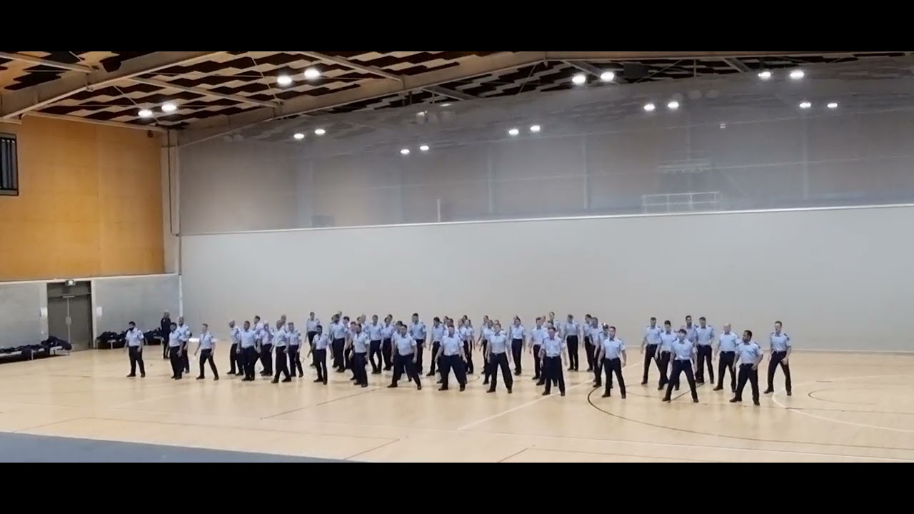 June 1st 2023, nz police academy graduation haka.