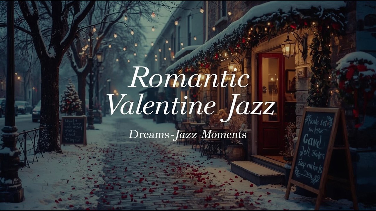 Romantic Valentine’s Snow Music Playlist 24/7 ❤️ Cozy Winter Ambience & Love Mood for Chill & Love