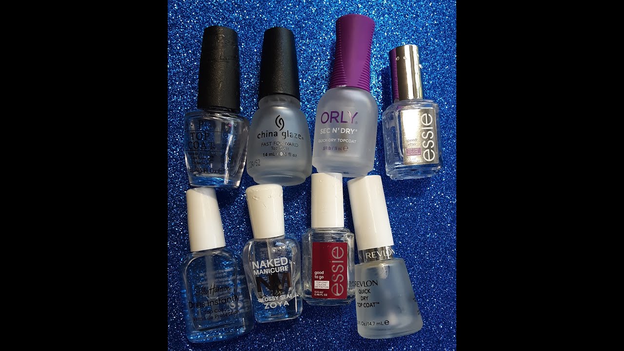 Reviewing the popular quick dry topcoats