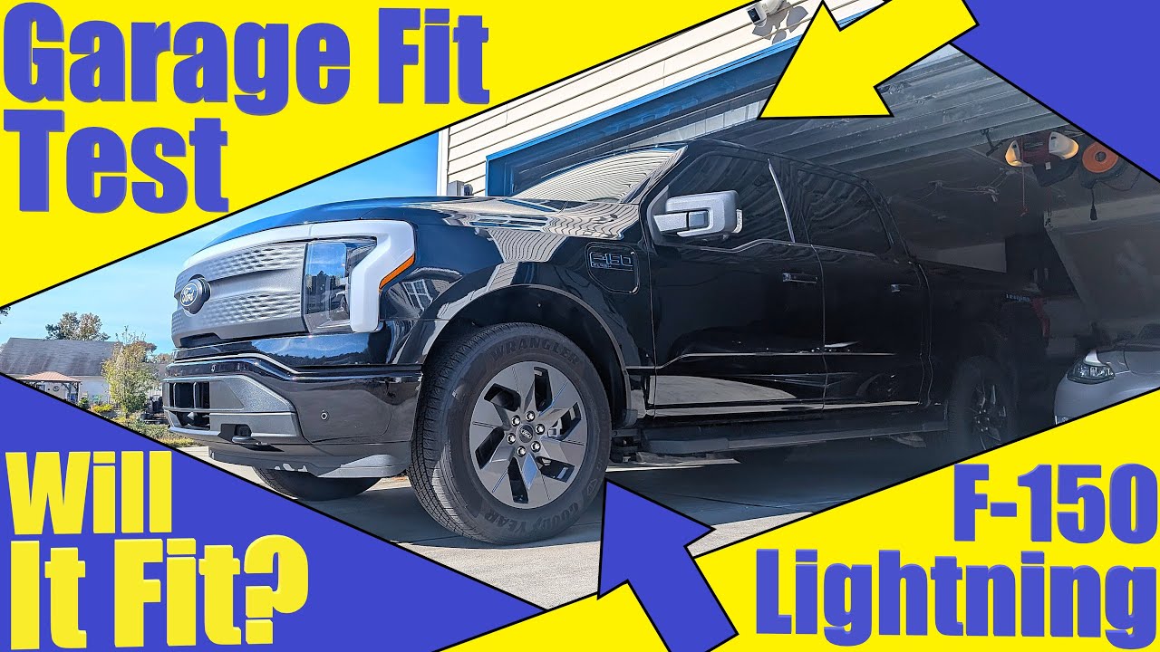 Поместится ли Ford F-150 Lightning в мой гараж? | Давайте узнаем