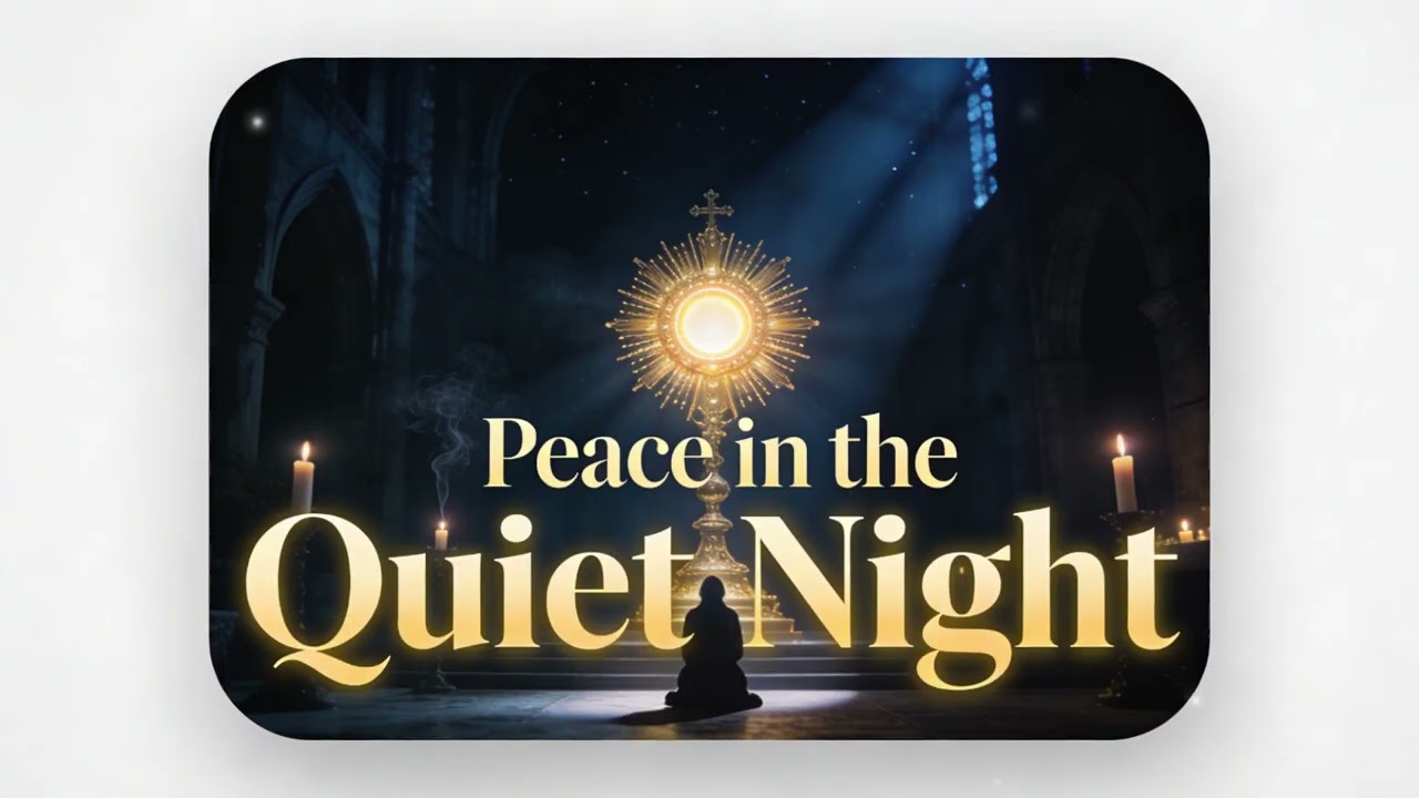 Peace in the Quiet Night – Eucharistic Adoration for Anxiety (Ambient Prayer Music)