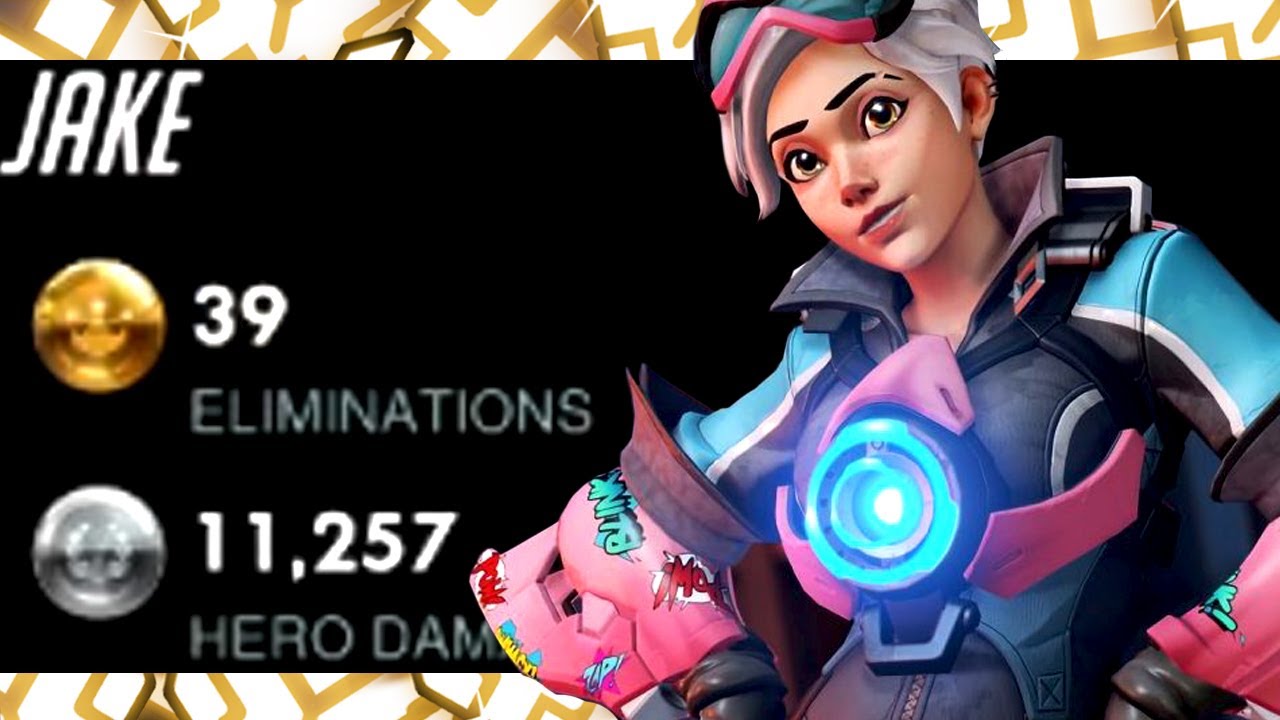 JAKE PRO DPS TRACER - 39 ELIMS! [ OVERWATCH SEASON 24 TOP 500 ]