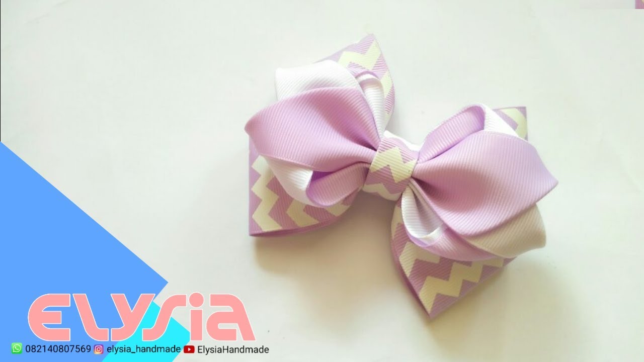 Laço Tulip | Tulip #Ribbon Bow | DIY by Elysia Handmade