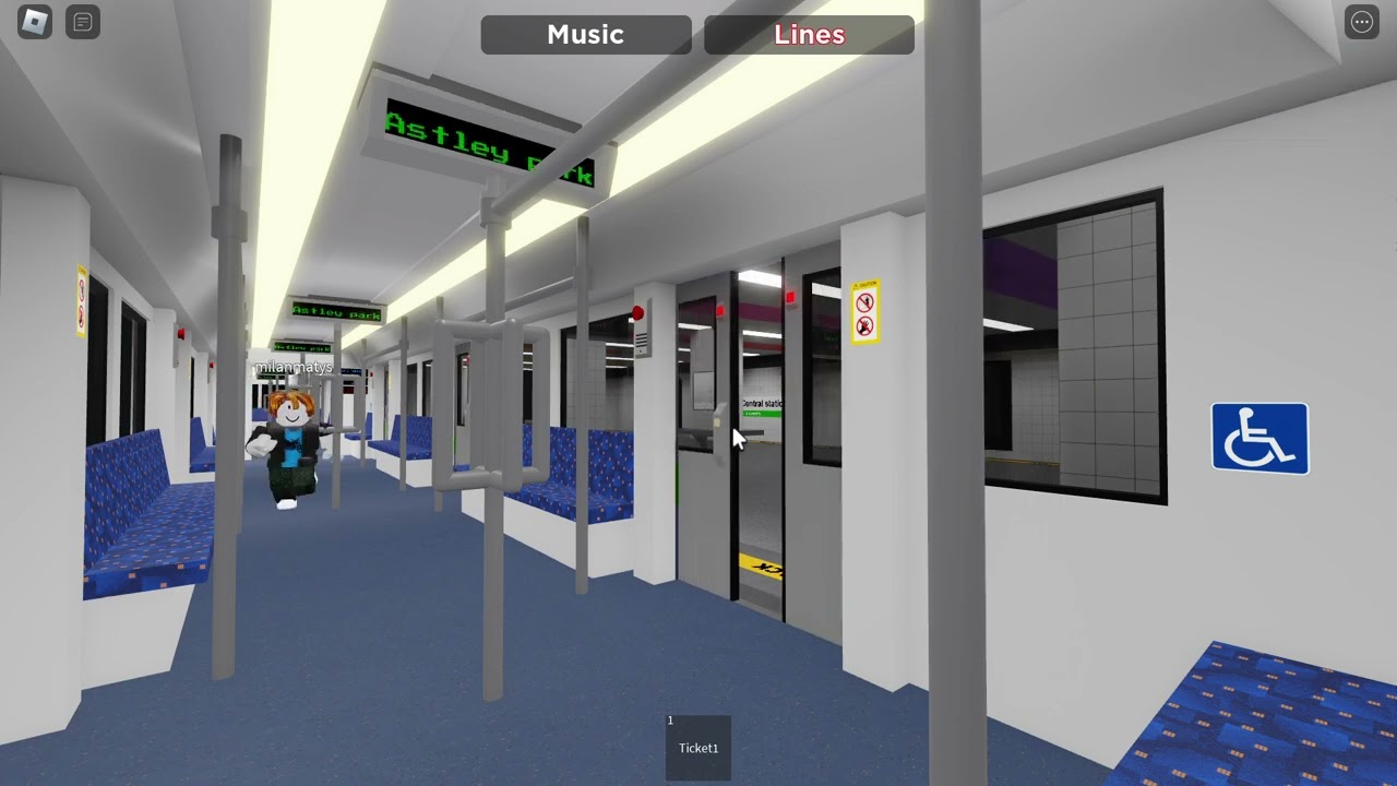 Roblox | [Line 3] automatic metro/subway system
