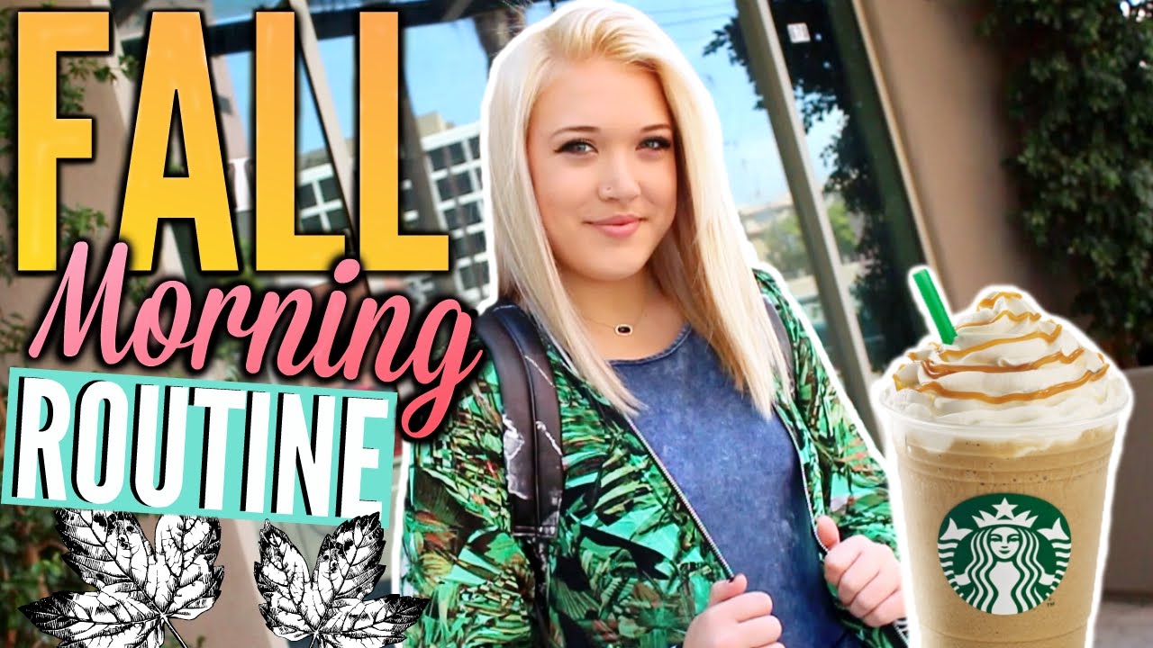 Fall Morning Routine 2015 | Cicily Boone