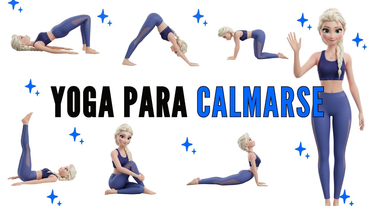 Yoga con Elsa | Movimientos suaves y magia de hielo | Yoga divertido para niños