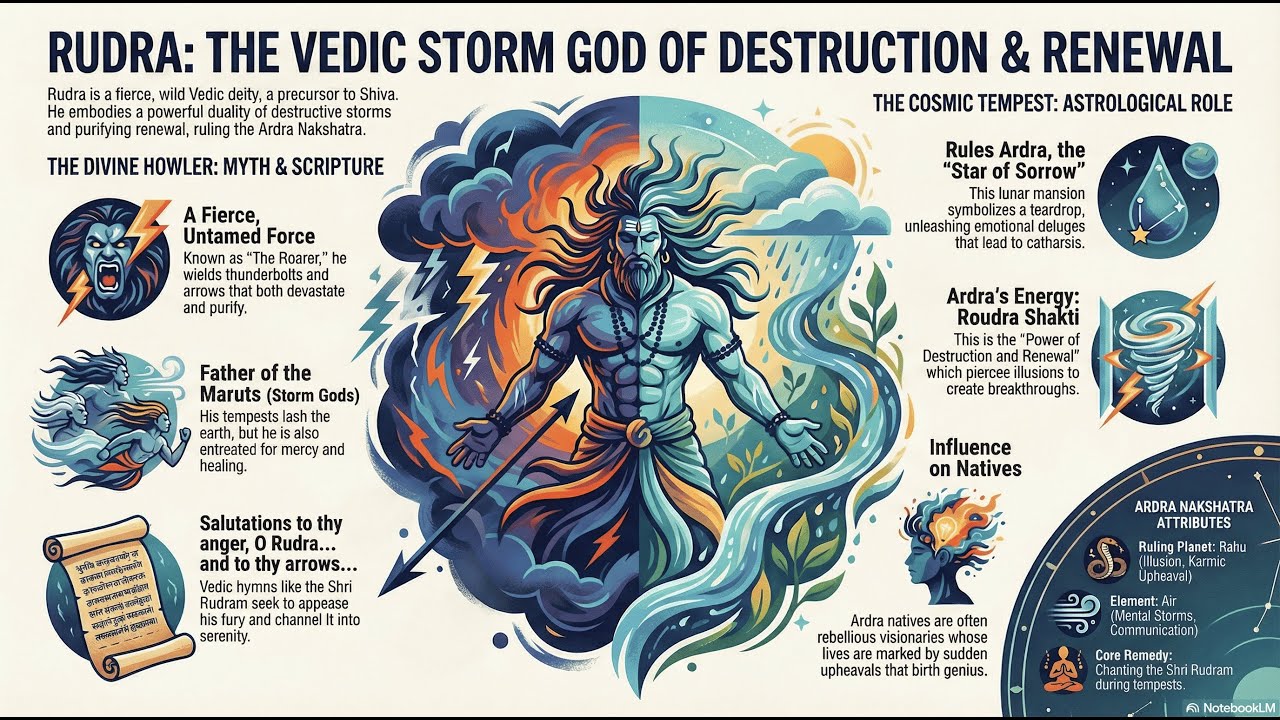 ⚡|| Rudra : Not Anger but Purification | The Power of Ardra Nakshatra || 