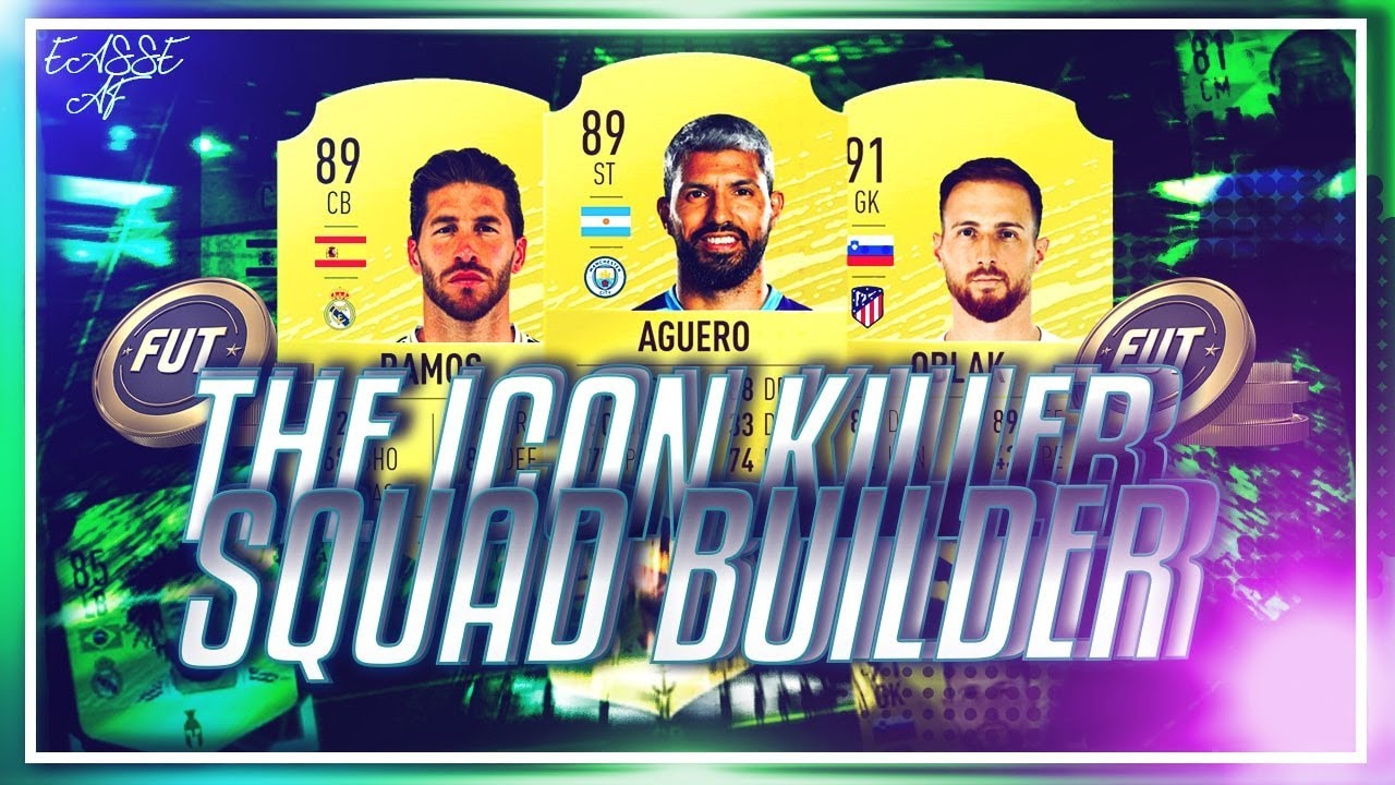 FIFA 20 THE ICON KILLERS 1000K SQUAD BUILDER | 1 MILLION COIN SQUAD BUILDER
