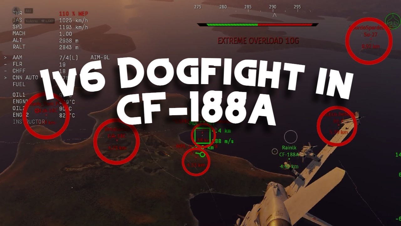 1V6 Close-range dogfight | CF-188