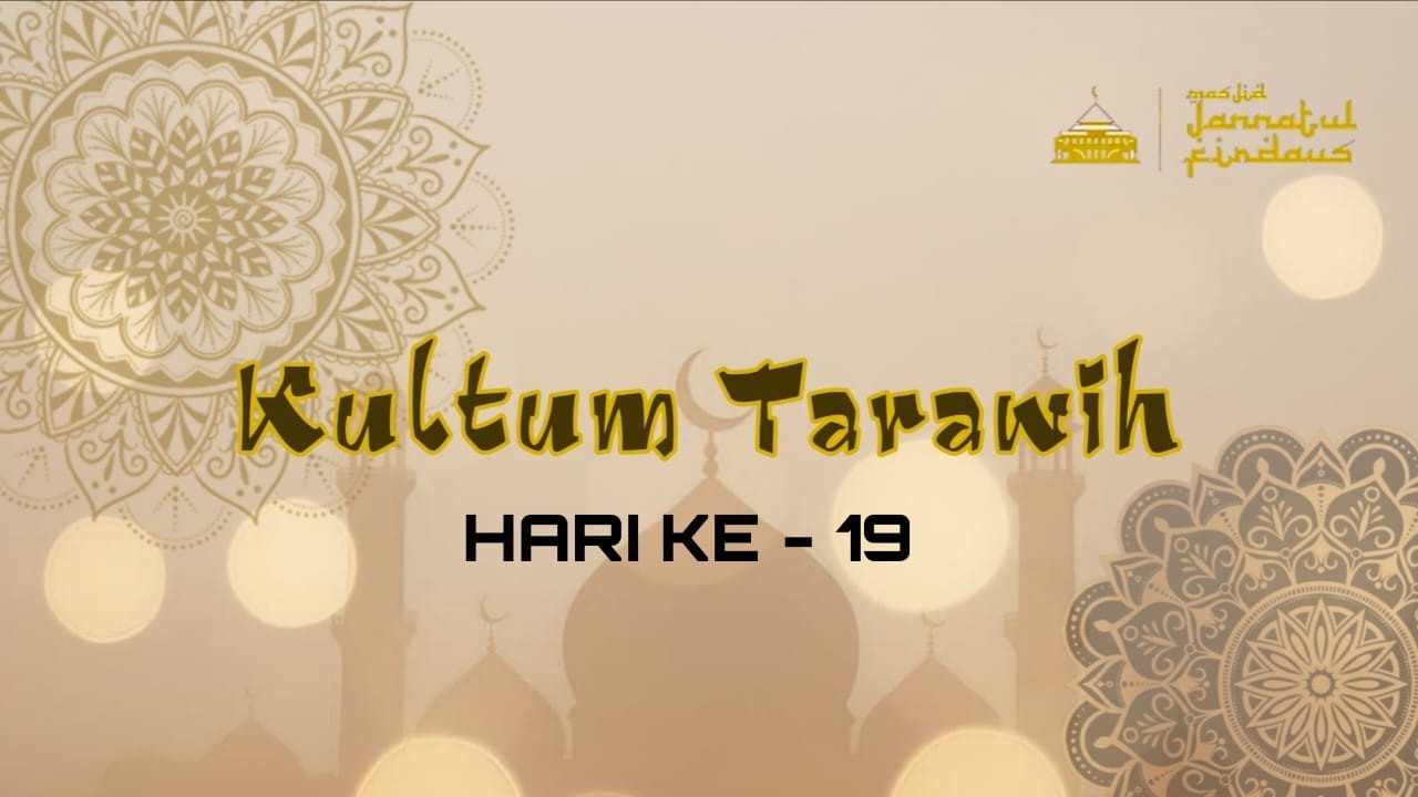 🔴[LIVE] KULTUM TARAWIH 