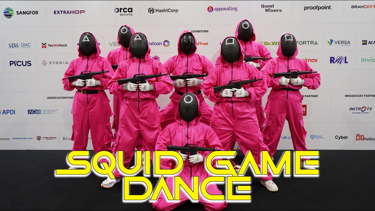 SQUID GAME DANCE SHOW BY TAKUPAZ DANCE CREW | PINK SOLDIERS | INDOSEC 2024
