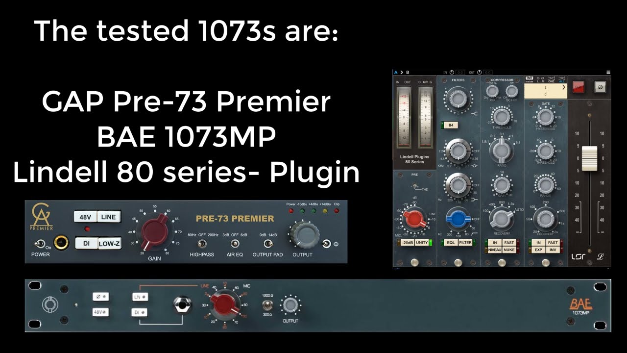 Comparison - BAE 1073MP VS. Golden Age Project PRE-73 Premier