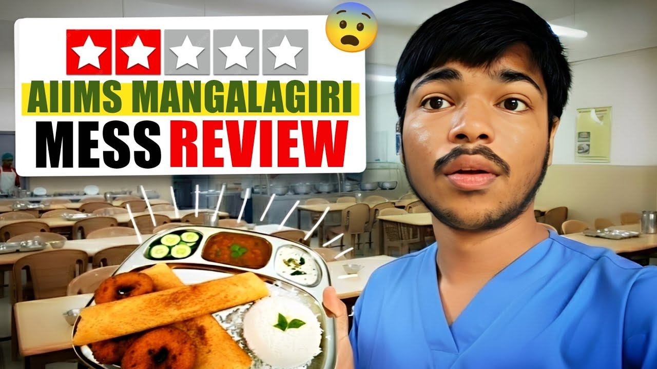 I Tried The AIIMS Mangalagiri Mess Food 😨🤢 !!