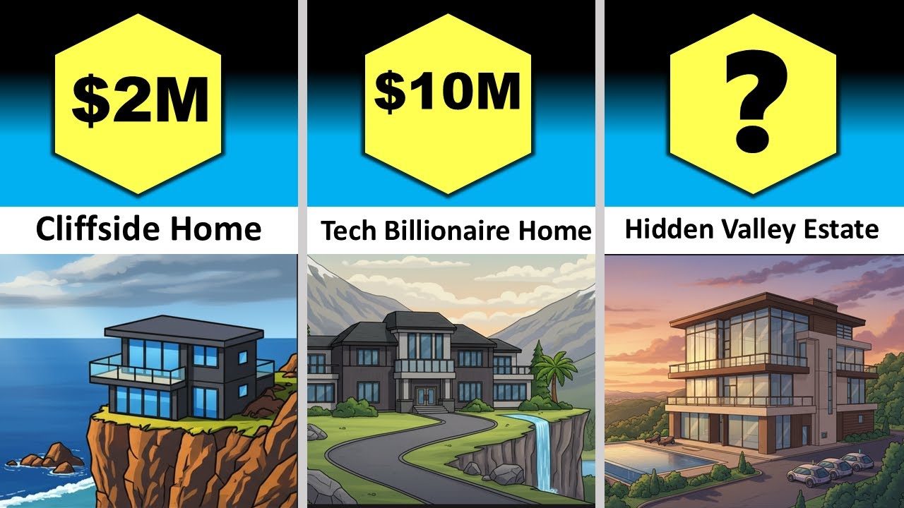 Comparison: From $1 To $1 Billion Houses