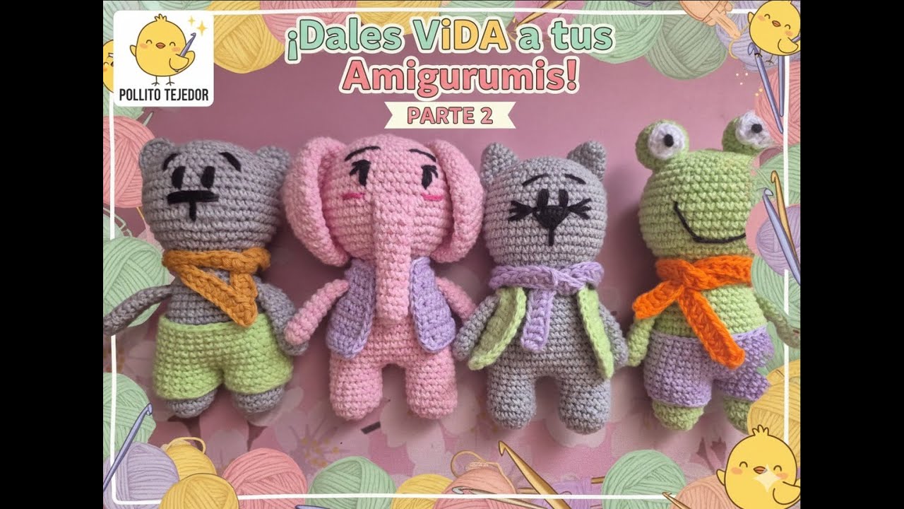 Cuerpo Base para animalitos Amigurumis (12-14 cm) | Guía Paso a Paso parte 2