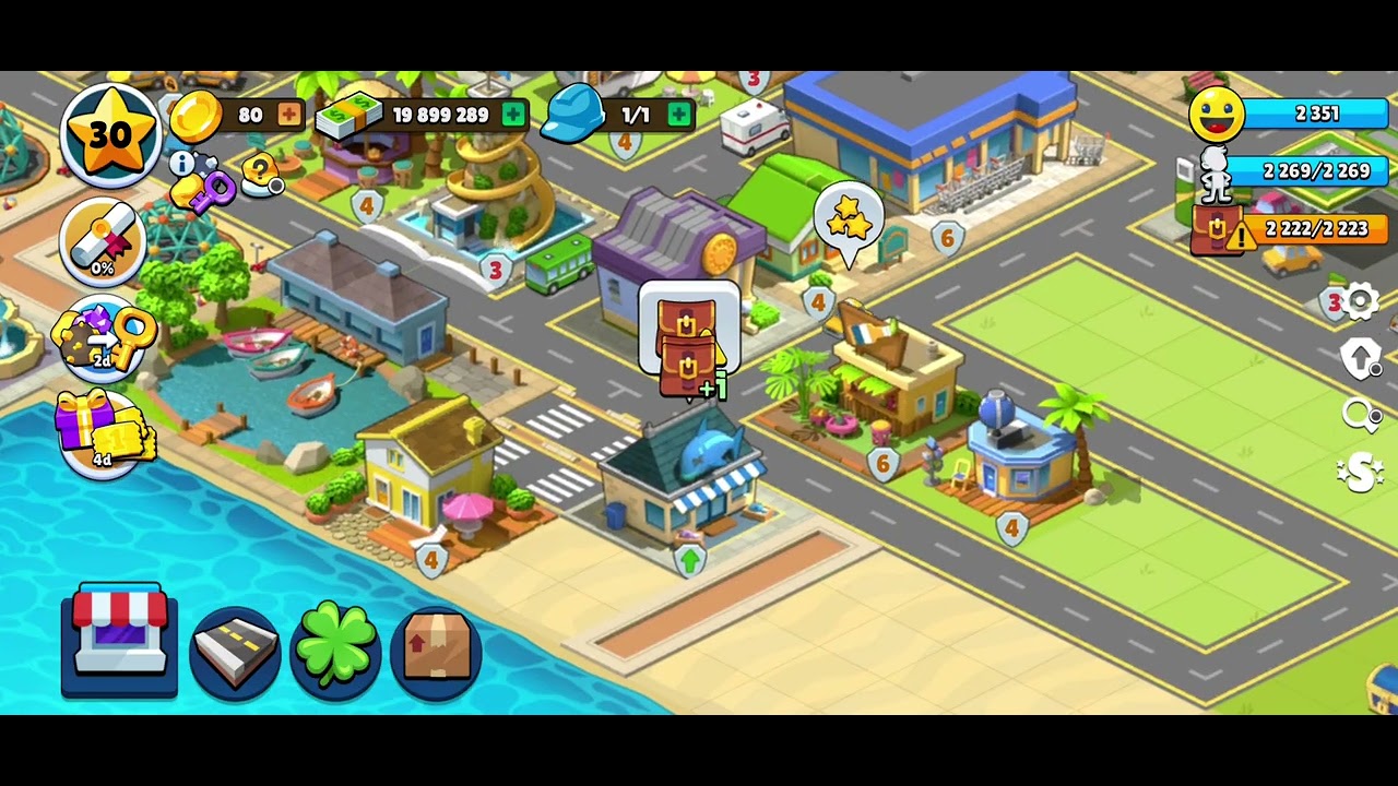 Village City - TownBuilding Sim pegando level 30