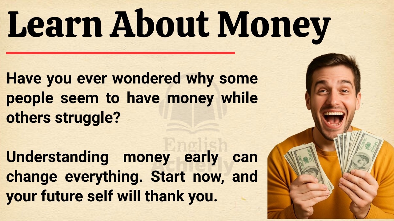 Learn About Money Before It's Too Late || Graded Reader || Improve Your English Fluency ✅️