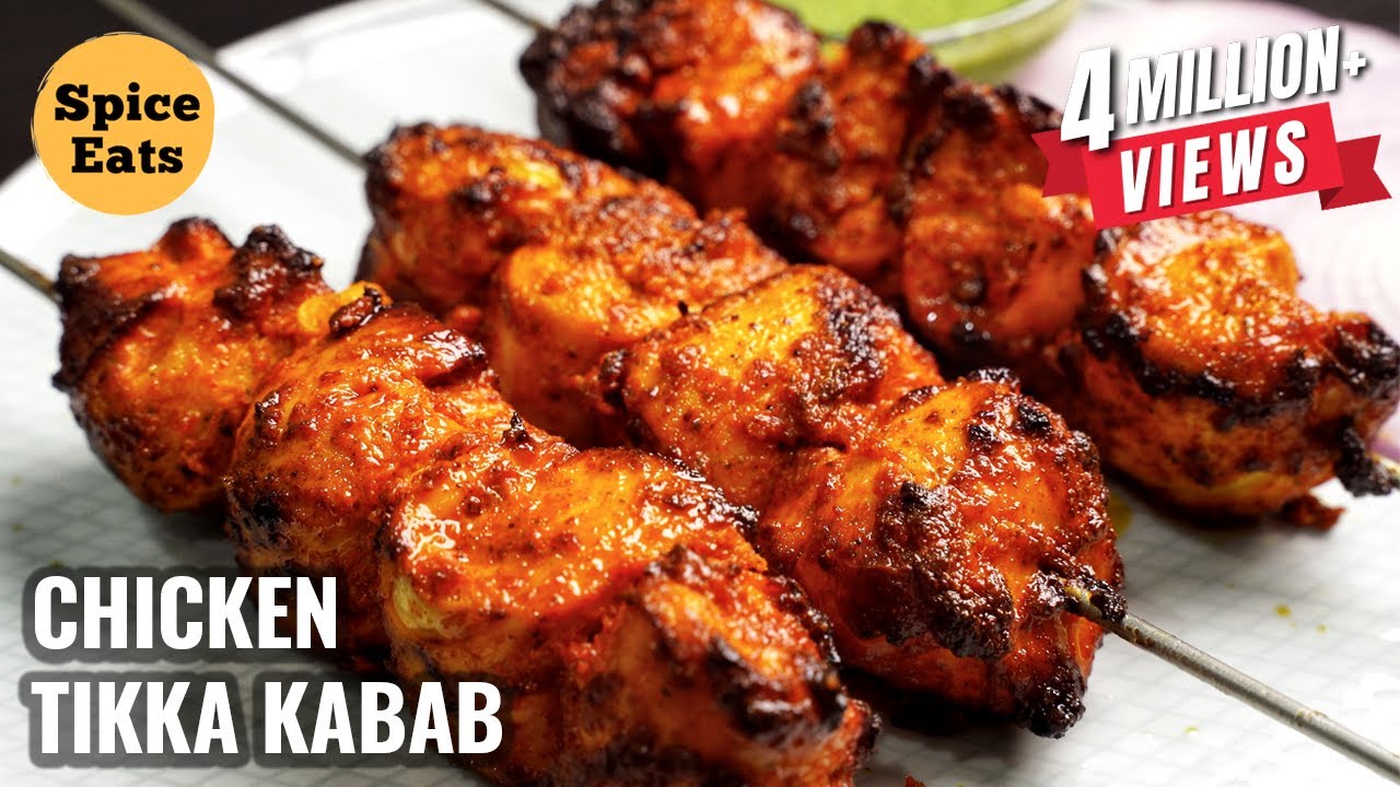 CHICKEN TIKKA KEBAB | CHICKEN TIKKA RECIPE | TANDOORI CHICKEN TIKKA