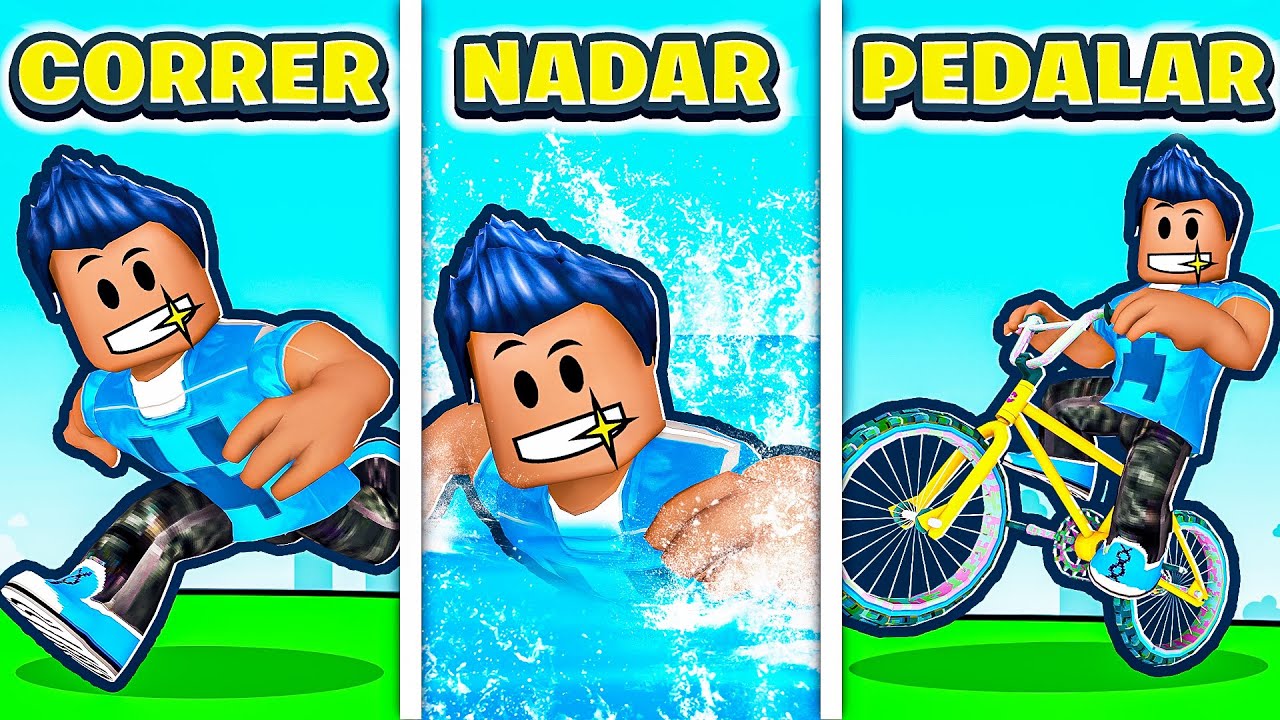 CORRA, PEDALE OU NADE no Roblox