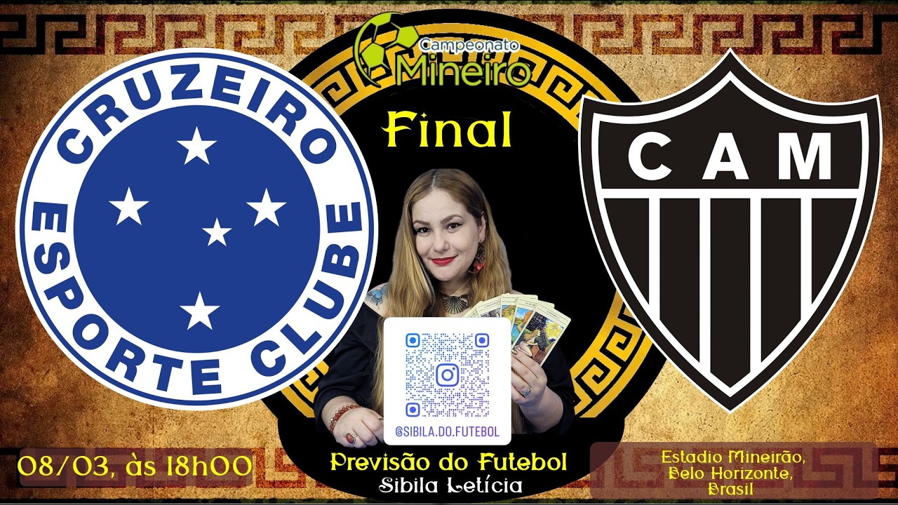 Previsão do Futebol - MINEIRO FINAL - Jogo entre Cruzeiro e Atlético MG