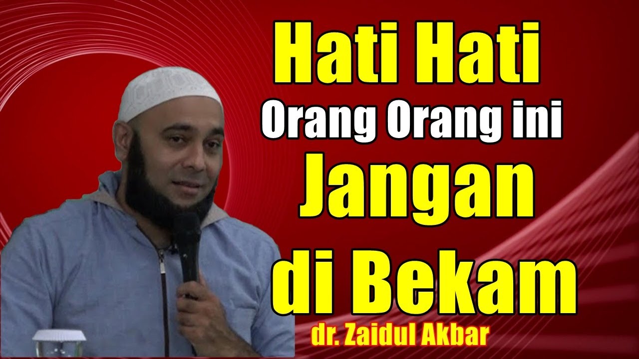 Hati Hati, Orang yang Ada Penyakit Ini Jangan dibekam - dr. Zaidul Akbar