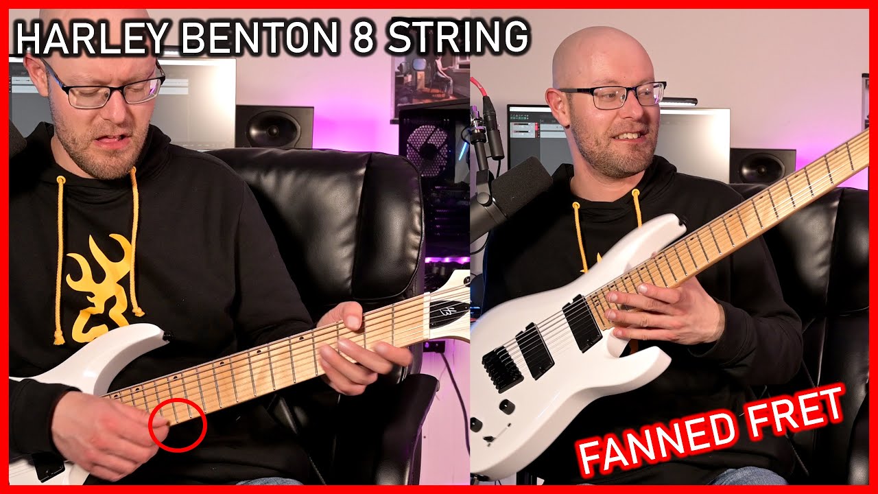 Best Budget 8 String? \\ Harley Benton R-458MN WH MultiScale 8 string