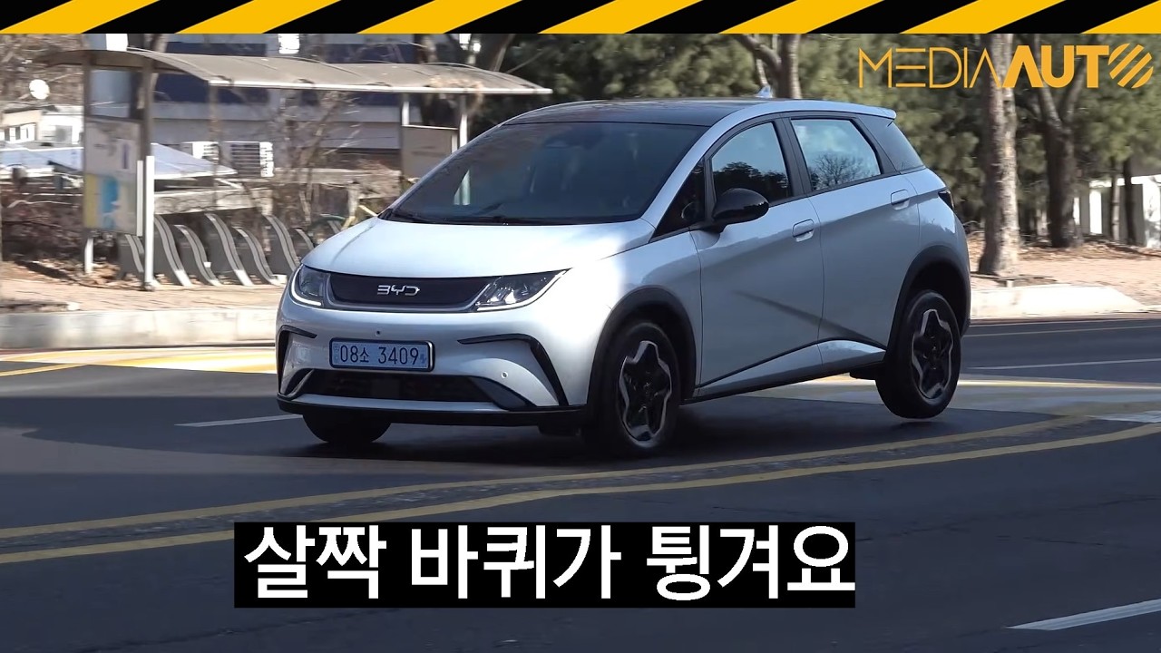 BYD 돌핀 시승기 // 2450만원, 95마력, 중국, 전기차, 토션빔